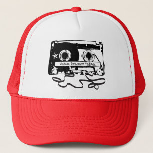 Retro Kassettenband vom 80er Truckerkappe