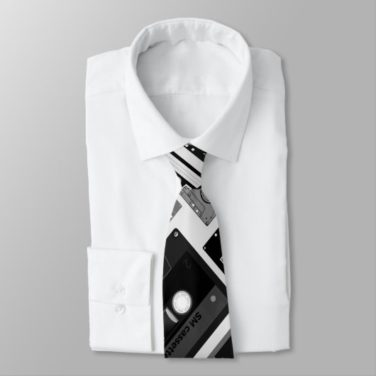 Retro Kassettenmuster Krawatte (Gebunden)