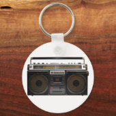 Retro-Kassettenrekorder, Hipster-Stereo-Band Schlüsselanhänger (Vorderseite)