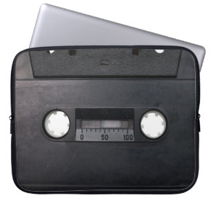 Retro-Kassettenrekorder-Hipster-Stereo Laptopschutzhülle
