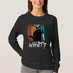 Retro Kat I tun, was ich Gewollt Ca What Cat T-Shirt