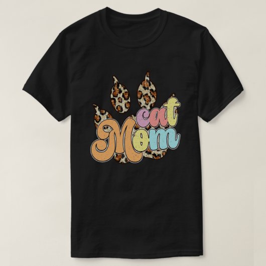 Retro Katze 2 T-Shirt (Design vorne)