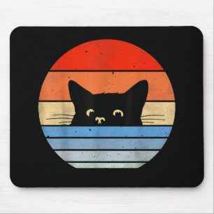 Retro-Katze, Katzenliebhaber, Katzenbesitzer, Süße Mousepad