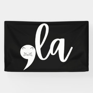 Retro-Katze Komma La Kamala Harris 2024-Wahl  Banner