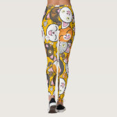 Retro Katze Leggings (Rückseite)