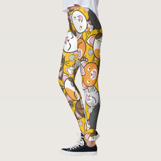Retro Katze Leggings (Links)