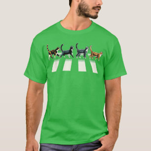 Retro-Katze Rock and Roll Musik Geschenk Männer Fr T-Shirt