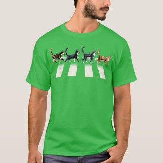 Retro-Katze Rock and Roll Musik Geschenk Männer Fr T-Shirt