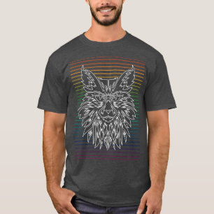Retro-Katze Weiße Version 1 T-Shirt