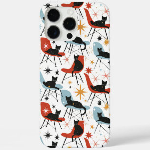 Retro-Katzen iPhone 16 Pro Max Hülle