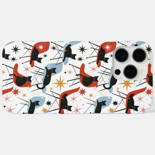 Retro-Katzen Case-Mate iPhone Hülle (Rückseite (Horizontal))