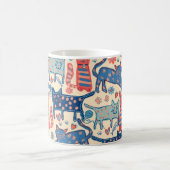 Retro-Katzen  Kaffeetasse (Mittel)