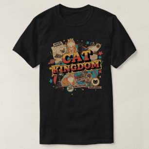Retro-Katzen-Königreich-Ästhetik - Vintage 90er T-Shirt