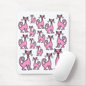 Retro-Katzen Mousepad (Mit Mouse)