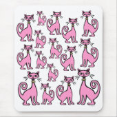 Retro-Katzen Mousepad (Vorne)