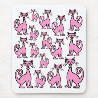 Retro-Katzen Mousepad