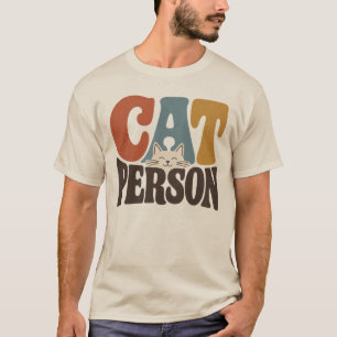 Retro-Katzenliebhaber-Typografie Katzenliebhaber T-Shirt