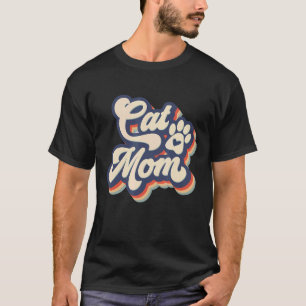 Retro Katzenmutter Katze Für Katzenmutter T-Shirt