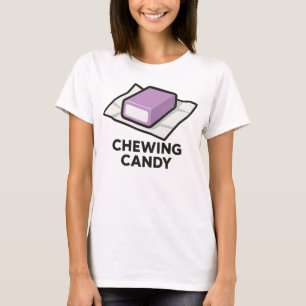 Retro Kaubonbon-Illustration T-Shirt