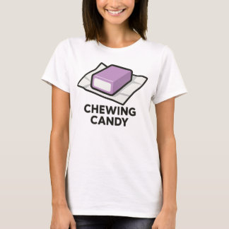 Retro Kaubonbon-Illustration T-Shirt