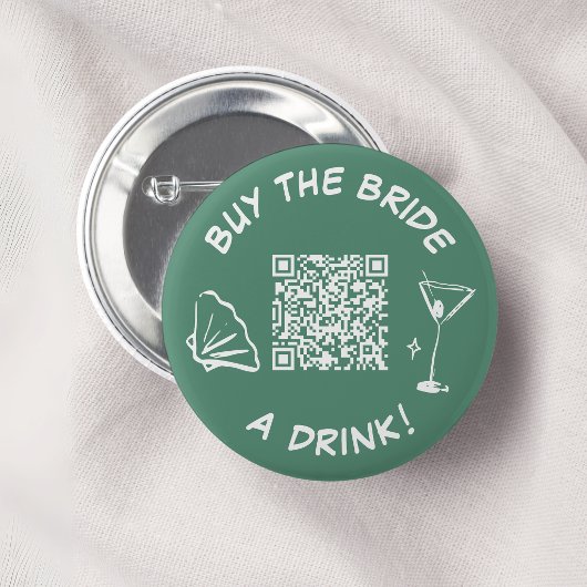 Retro Kauf der Braut ein Getränk Button Venmo