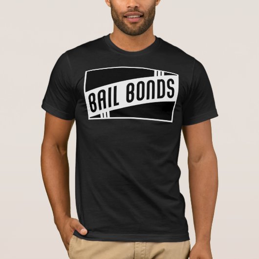 Retro Kautionen T-Shirt (Vorderseite)