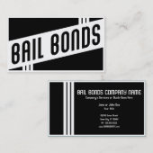 Retro Kautionen Visitenkarte (Vorne/Hinten)