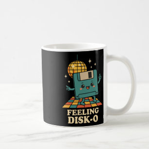 Retro Kawaii Diskette Retro-Tech-Witz 80er 90er D Kaffeetasse