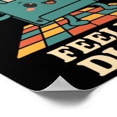Retro Kawaii Diskette Retro-Tech-Witz 80er 90er D Poster (Ecke)
