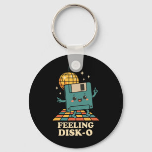 Retro Kawaii Diskette Retro-Tech-Witz 80er 90er D Schlüsselanhänger