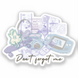 Retro Kawaii Nostalgia – Custom-Cut Vinyl Sticker