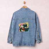 Retro Kawaii Sushi Cute Japanese Food Jeansjacke (Hangar)