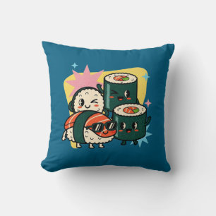 Retro Kawaii Sushi Süße Japanische Lebensmittel Kissen
