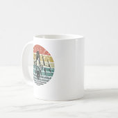 Retro Kayak Canoe Lover Funny Kayaking Paddling Ka Kaffeetasse (Vorderseite Links)