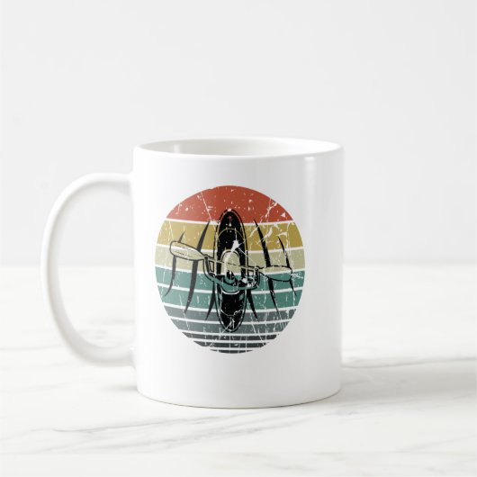 Retro Kayak Canoe Lover Funny Kayaking Paddling Ka Kaffeetasse (Links)
