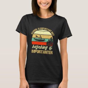 Retro kayak rider shirt