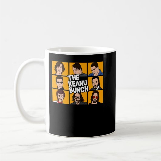 Retro Keanu Art erhält Cooles Grafikgeschenk Kaffeetasse (Links)