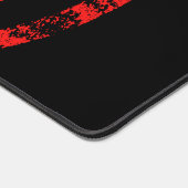 Retro Keep Back Energy Warning Symbol Schreibtischunterlage (Ecke)