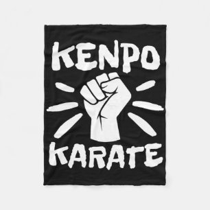 Retro Kenpo Karate Kempo Karate Martial Arts Fleecedecke
