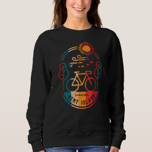 Retro Kent Island Radweg Sweatshirt