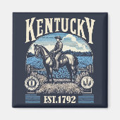 Retro Kentucky Magnet (Vorne)