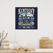 Retro Kentucky Poster (Küche)