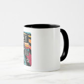 Retro Kentucky Staat. Tasse (VorderseiteRechts)