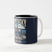 Retro Kentucky Zweifarbige Tasse (VorderseiteRechts)