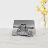 Retro Kenworth Anmerkungs-Karte Karte (Gelbe Blume)