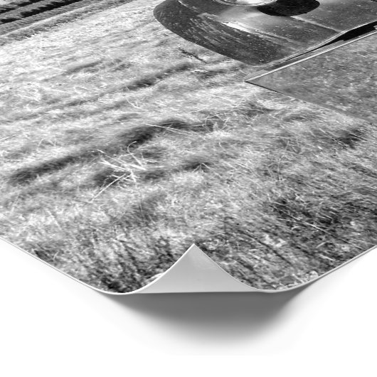 Retro Kenworth Frontal (bearbeiten #1) Poster (Ecke)