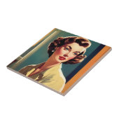 Retro Keramik Tile Fliese (Seite)