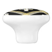 Retro-Keramikgriff Keramikknauf (Seitenansicht)