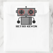 Retro Kevin Sticker (Tasche)