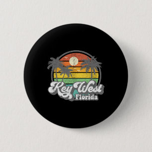 Retro Key West Florida Keys 70er Strand Urlaub Button